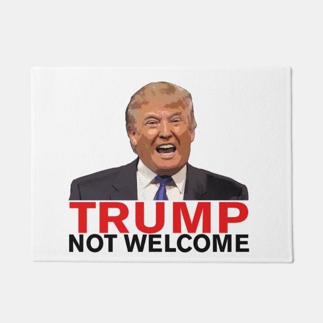 Trump Not Welcome Doormat (Front)