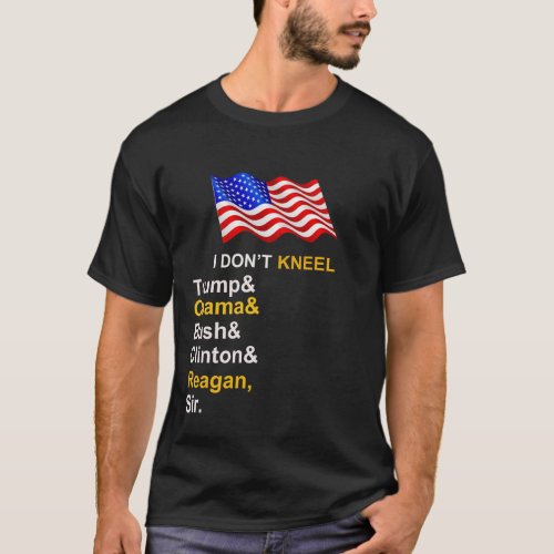 Trump Obama Clinton Bush Reagan Sir Shirt T_Shirt