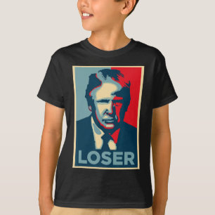 Trump Obama Hope Poster Loser T-Shirt