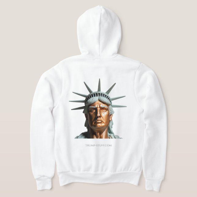 Trump of Liberty v1. Hoodie (Laydown Back)