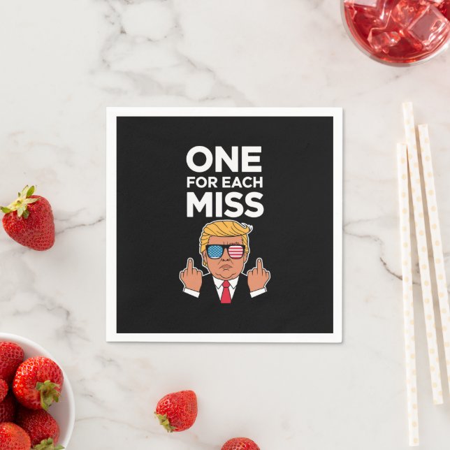 Trump One For Each Miss  Napkins (Insitu)