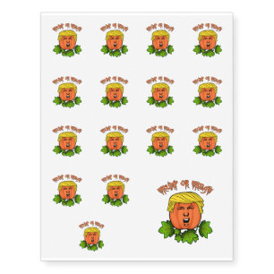 Trump or treat temporary tattoos