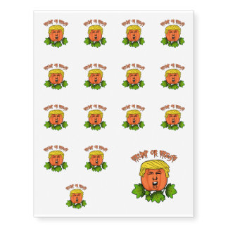 Trump or treat temporary tattoos