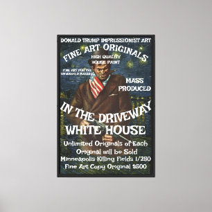 Trump Orders Jan 6th 2021 My Lies are The Facts Canvas Print