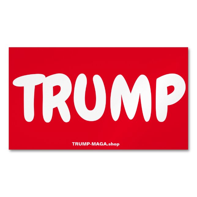 TRUMP pack of 25 magnetic cards (Front)