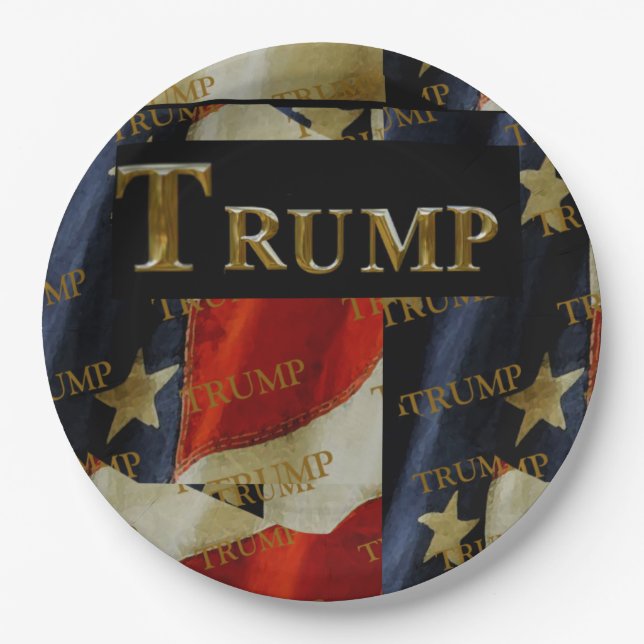 TRUMP PAPER PLATES (Front)