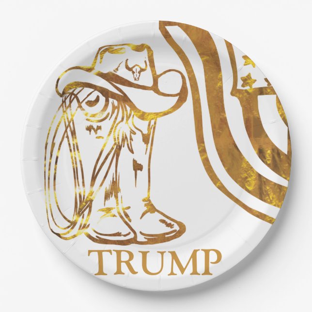 TRUMP  PAPER PLATES (Front)