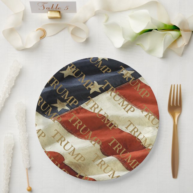 TRUMP PAPER PLATES (Wedding)