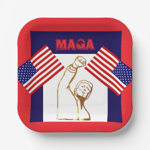 TRUMP PAPER PLATES
