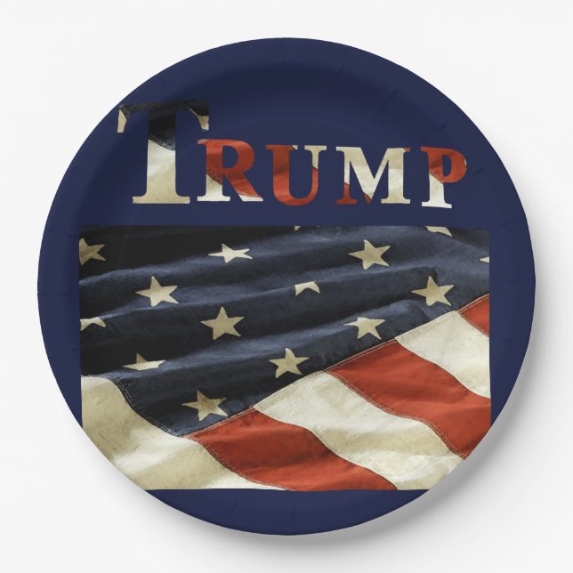 TRUMP PAPER PLATES (Front)