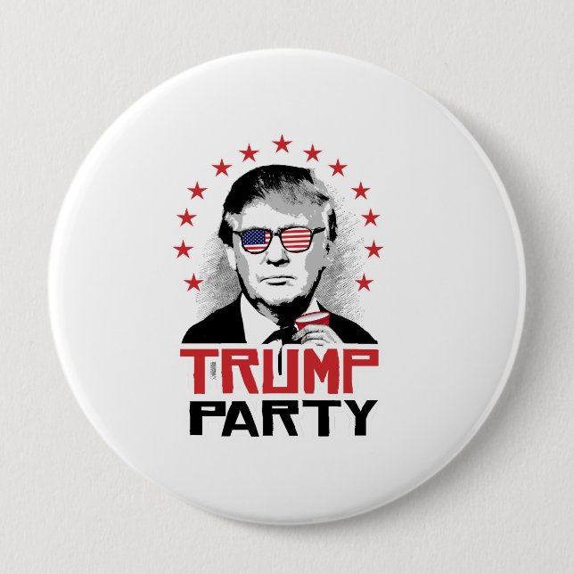 Trump Party 2016 Button (Front)