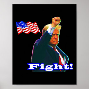 Trump Patriot Fight Poster