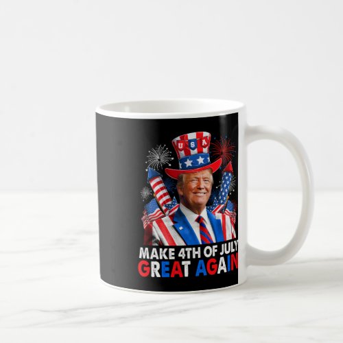 Trump Patriotic Firework Make 4th Of July Great Ag Coffee Mug