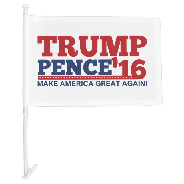 Trump Pence '16 Car Flag (Front)