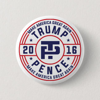 Trump Pence 2016 Button