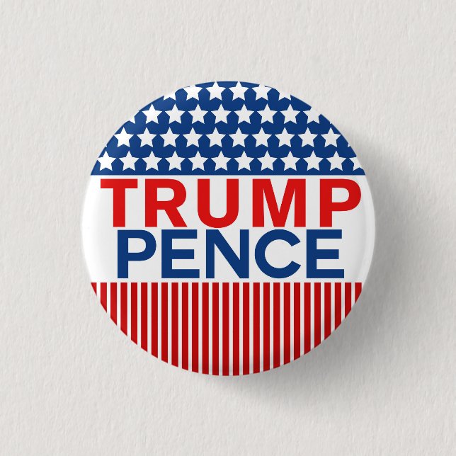 Trump - Pence 2016 Button (Front)