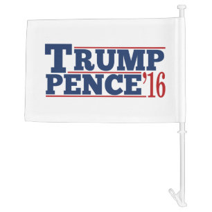 Trump Pence 2016 Car Flag