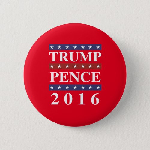 Trump Pence 2016 _ For America __ _  Button
