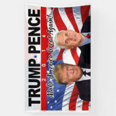 Trump Pence 2016 Photo Banner (Vertical)