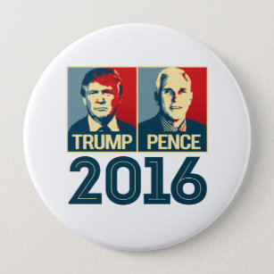 Trump Pence 2016 Poster - -  Pinback Button