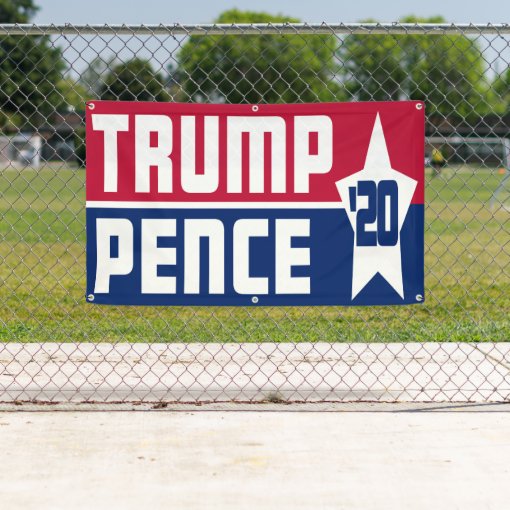 Trump/Pence 2020 Banner | Zazzle