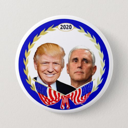 Trump Pence 2020 Button