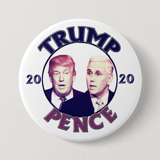 Trump Pence 2020 Button (Front)