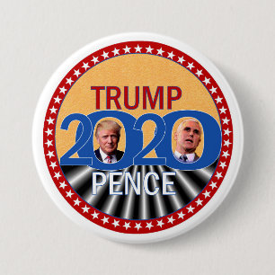 Trump Pence 2020 Pinback Button