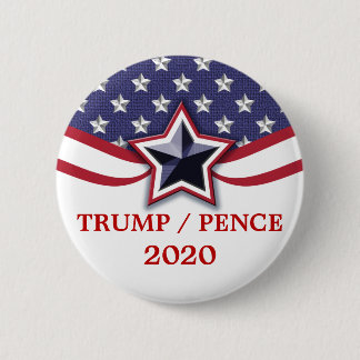 Trump Pence 2020 Presidential Election Campaign Pinback Button