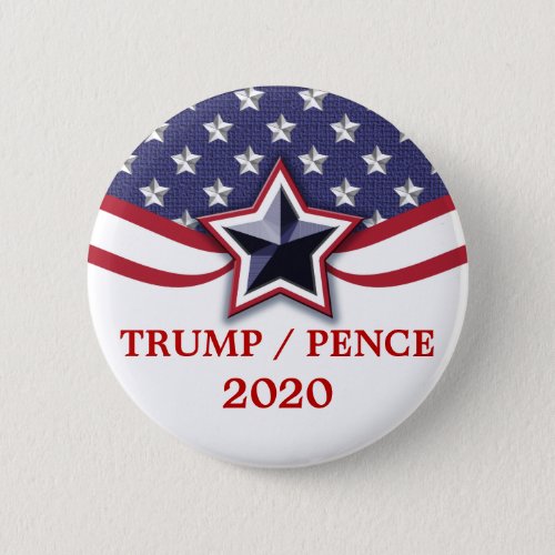 Trump Pence 2020 Presidential Election Campaign Pinback Button
