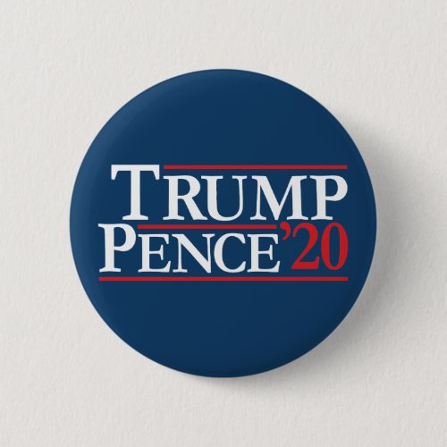Trump Pence 2020 - Vintage Reagan Design Button Trump Pence 2020 _ Vintage Reagan Design Button