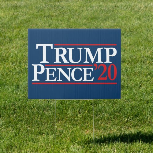 Trump Pence 2020 _ Vintage Reagan Design Sign