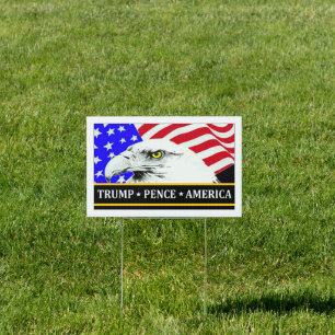 Trump Pence America Popular Sign