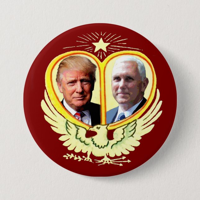 Trump & Pence Button (Front)