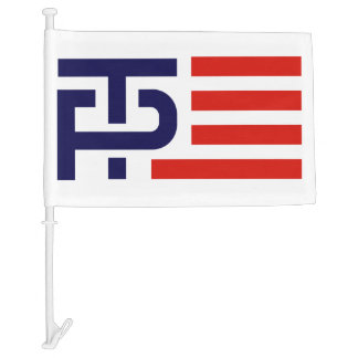 Trump Pence Campaign Logo Car Flag