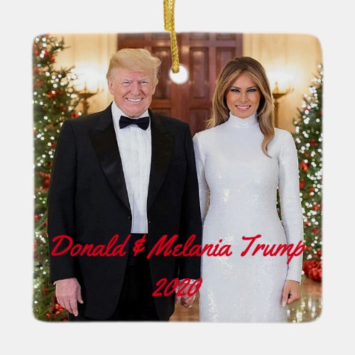 Trump  Pence Christmas Ornament