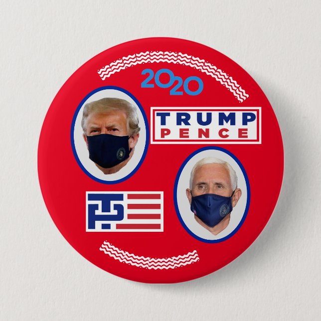 Trump / Pence covid-2020 Button (Front)