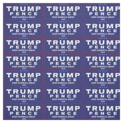 Trump & Pence Keep America Great 2020, ZSSG Fabric
