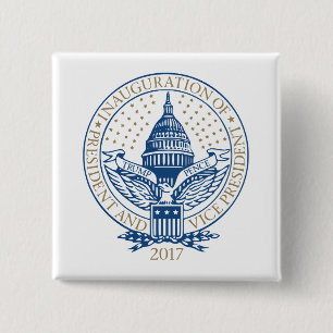 Trump Pence President Inaugural Logo Inauguration Button