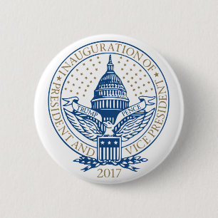 Trump Pence President Inaugural Logo Inauguration Button