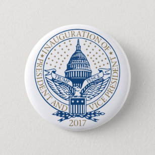 Trump Pence President Inaugural Logo Inauguration Button