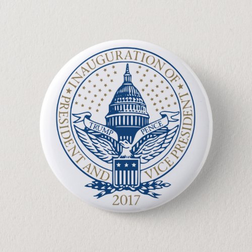 Trump Pence President Inaugural Logo Inauguration Button