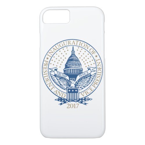Trump Pence President Inaugural Logo Inauguration iPhone 87 Case