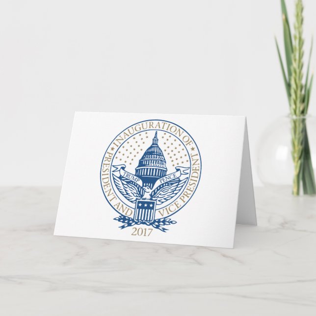 Trump Pence President Inauguration Soon Card (Front)
