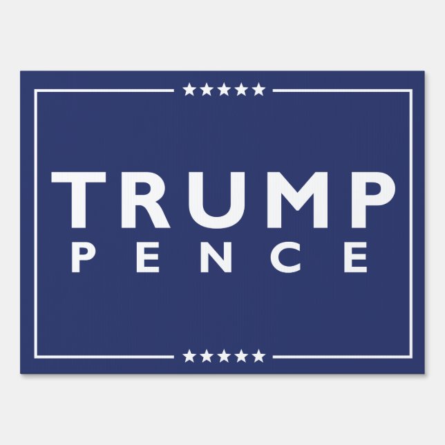 Trump Pence Yard Sign (Front)
