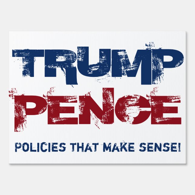 Trump/Pence Yard Sign (Front)