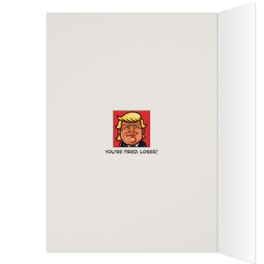 Trump “Phenomenal Missile” Funny Birthday Card (Inside (Left))