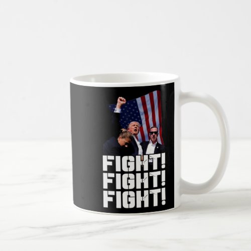 Trump Photo After The Shooting At His Rally 1  Coffee Mug