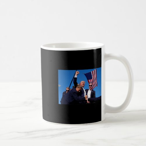 Trump Photo After The Shooting At His Rally  Coffee Mug