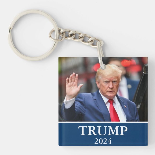 Trump Photo  Keychain (Front)